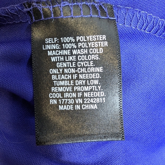 Mossimo Sleeveless Purple Fit n Flare Textured V Neck Dress Women XL - Picture 4 of 10